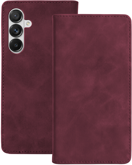 Futrola za Samsung Galaxy A18 5G A186 / A17 4G A175 / A17 5G A176 / A26 A266, OEM, Smart Suede, bordo