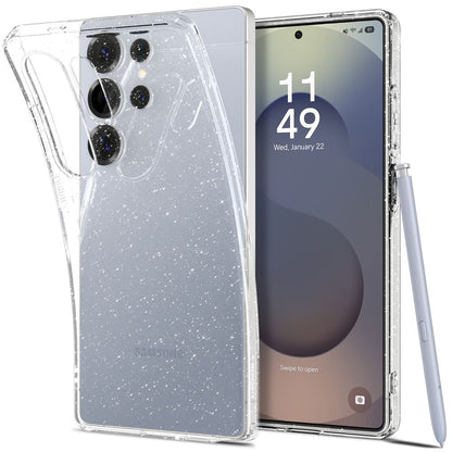 Futrola za Samsung Galaxy S25 Ultra S938, Spigen, Liquid Crystal Glitter, Prozirna ACS08950