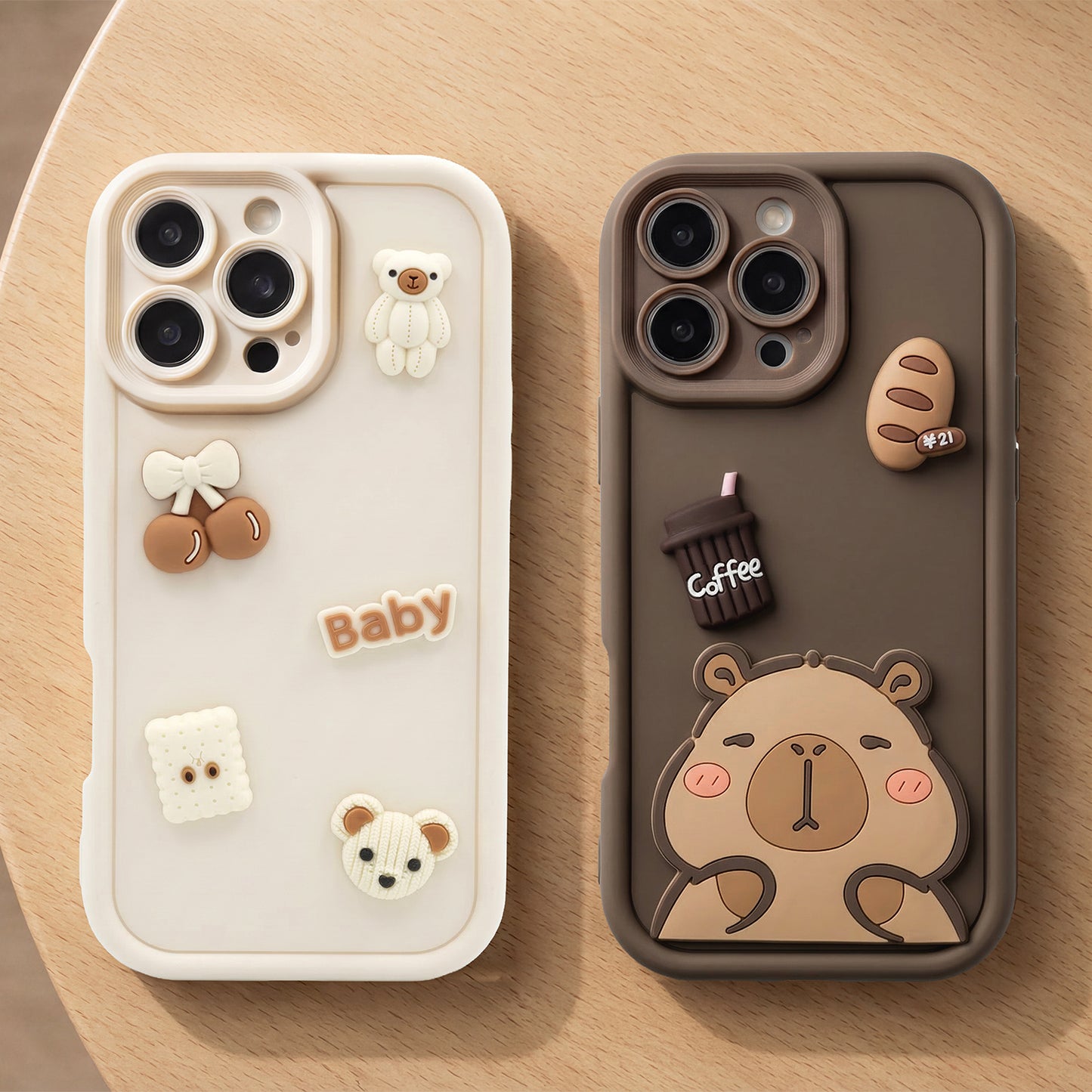 Maska za Samsung Galaxy S25 Ultra S938, OEM, Ultra Trendy 3D Capybara, Smeđa