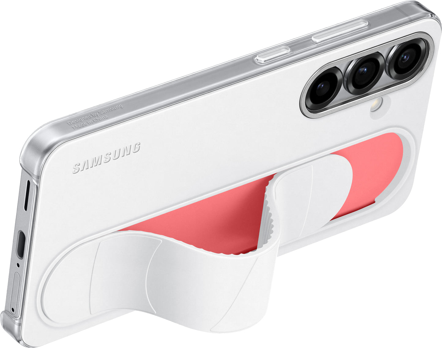 Futrola za Samsung Galaxy S25 S931, Standing Grip, Bijela EF-GS931CWEGWW
