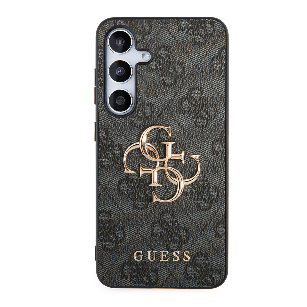 Maska za Samsung Galaxy S24+ S926, Guess, 4G Big Logo, Crna, Ponovno zapakirana