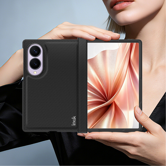 Maska za Samsung Galaxy Z Fold8 F971, Imak, Karbon, Crna