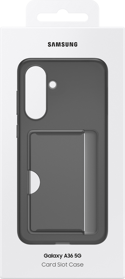 Futrola za Samsung Galaxy A36 A366, Card Slot Case, Crna EF-OA366TBEGWW