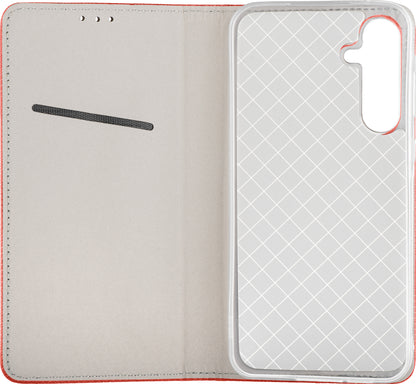 Futrola za Samsung Galaxy A17 4G / A17 5G, OEM, Smart Magnet, Crvena