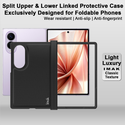 Maska za Samsung Galaxy Z Fold8 F971, Imak, Karbon, Crna