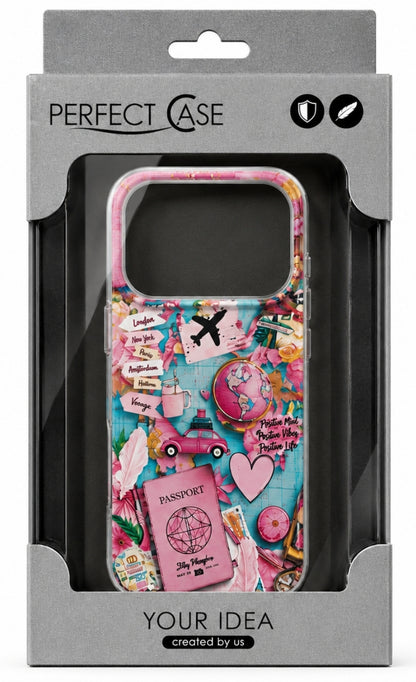 Maska za Samsung Galaxy A07 5G A076 / A07 4G A075, Perfect Case, Dreamora Pink Flight, Višebojna