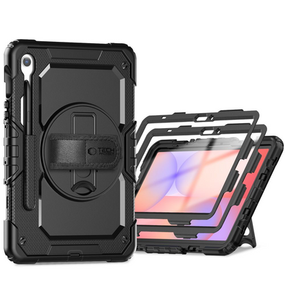 Futrola za Samsung Galaxy Tab S10 Lite / Tab S10 FE / Tab S9 FE / Tab S9, Tech-Protect, Solid360, Crna