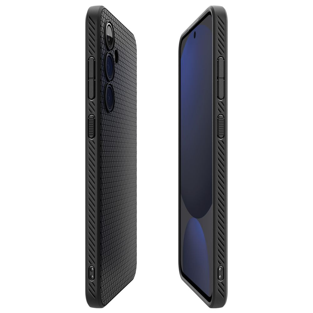 Futrola za Samsung Galaxy S24 FE S721, Spigen, Liquid Air Matte, Crna ACS08618