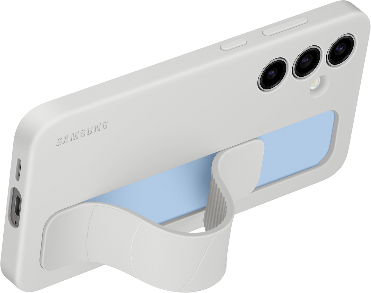 Futrola za Samsung Galaxy S24 FE S721, Standing Grip, Siva EF-GS721CJEGWW