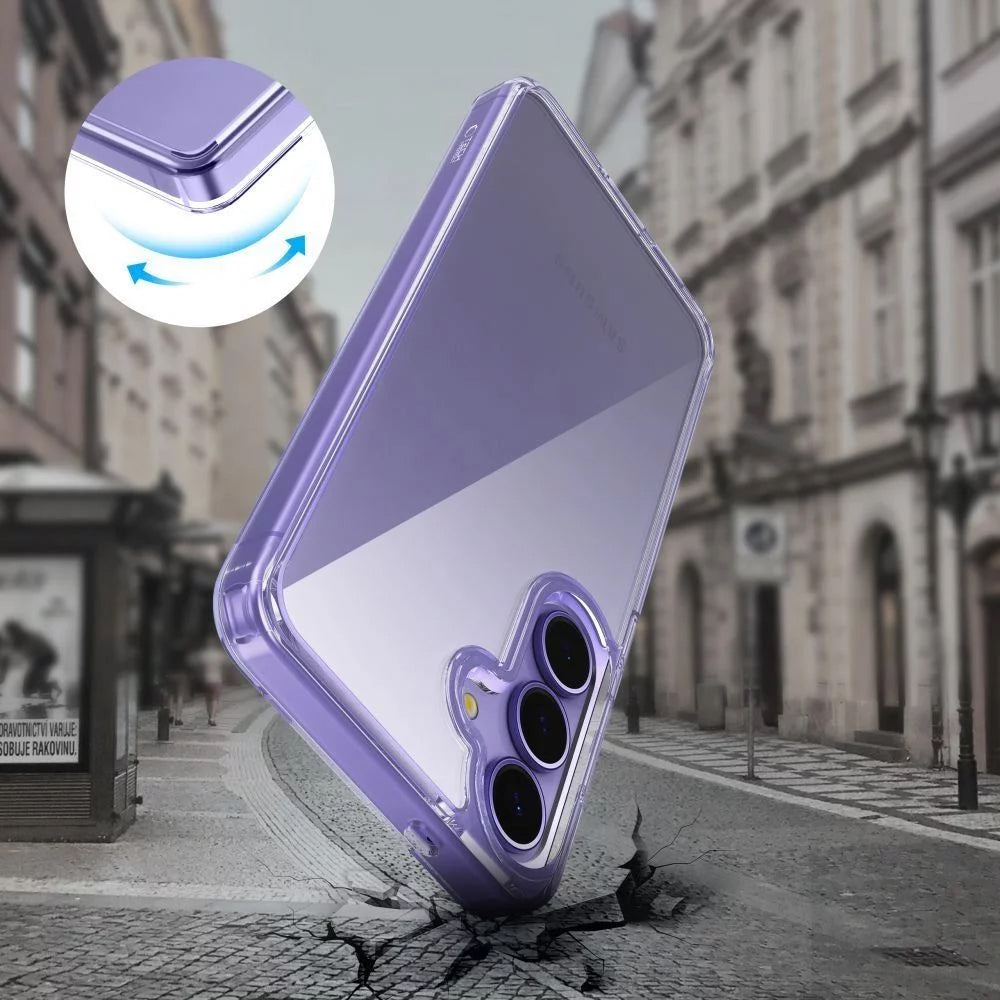 Futrola za Samsung Galaxy S25 Edge S937, Tech-Protect, Flexair Hybrid, Prozirna