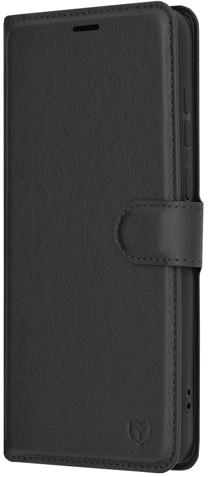 Futrola za Samsung Galaxy A05 A055, Techsuit, Kožna Folio, Crna