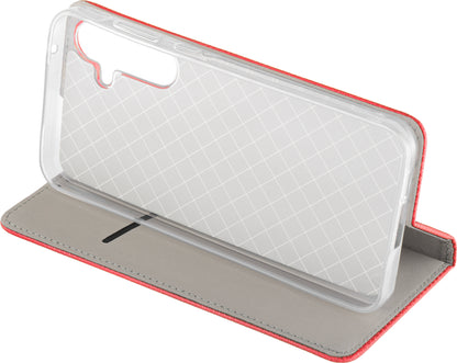 Futrola za Samsung Galaxy A17 4G / A17 5G, OEM, Smart Magnet, Crvena