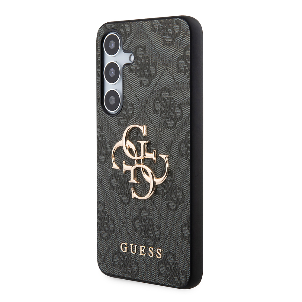 Maska za Samsung Galaxy S24+ S926, Guess, 4G Big Logo, Crna, Ponovno zapakirana