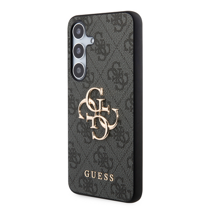 Maska za Samsung Galaxy S24+ S926, Guess, 4G Big Logo, Crna, Ponovno zapakirana