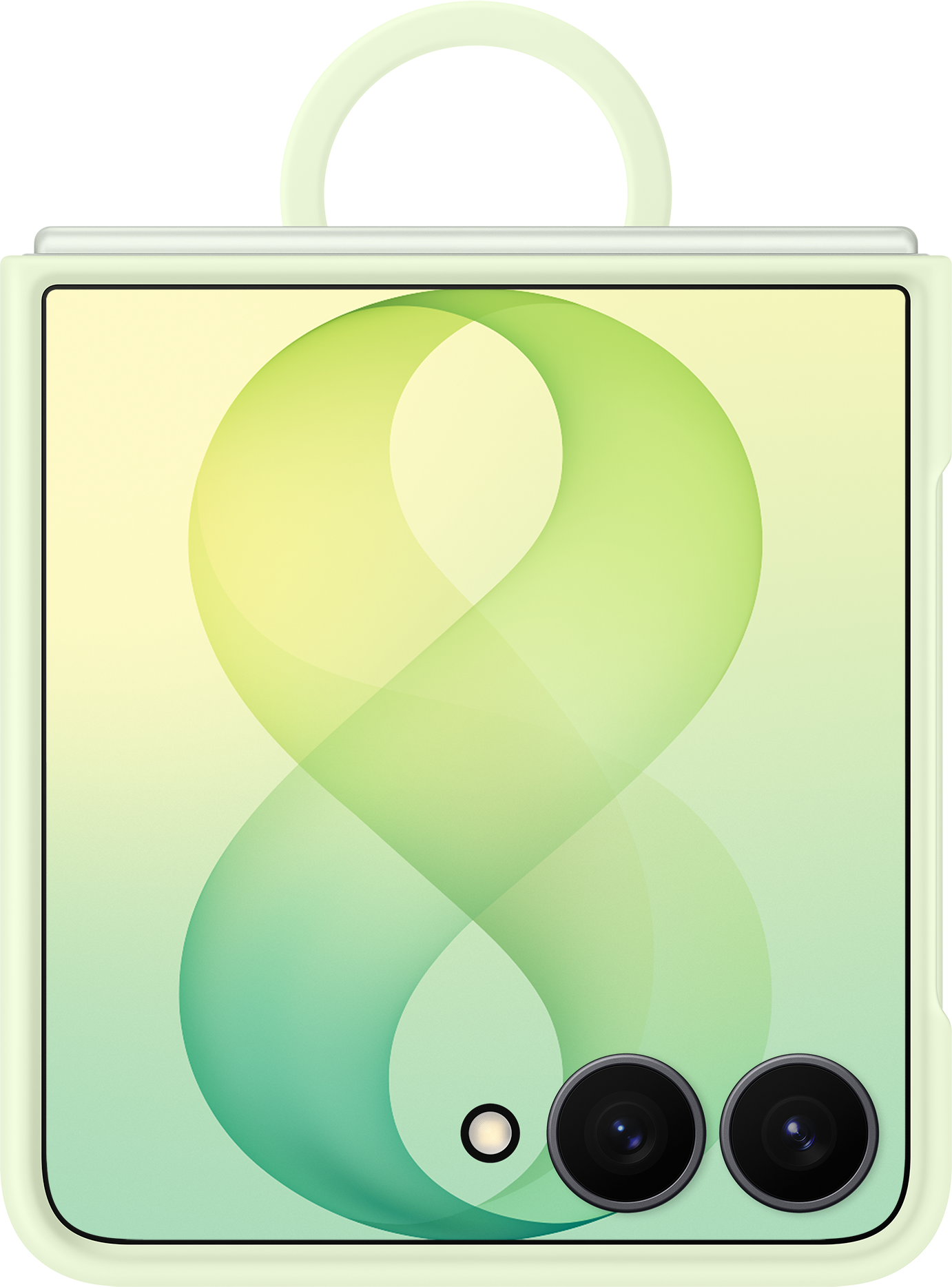 Maska za Samsung Galaxy Z Flip8 F776, Silikonski Prsten Magnet, Zelena EF-EF776CGEGWW