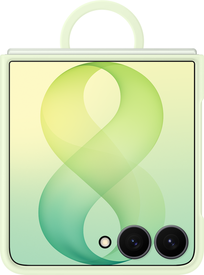 Maska za Samsung Galaxy Z Flip8 F776, Silikonski Prsten Magnet, Zelena EF-EF776CGEGWW
