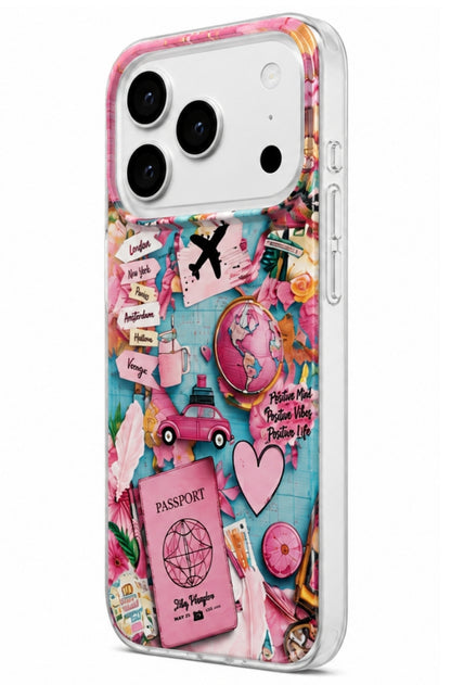 Maska za Samsung Galaxy A07 5G A076 / A07 4G A075, Perfect Case, Dreamora Pink Flight, Višebojna