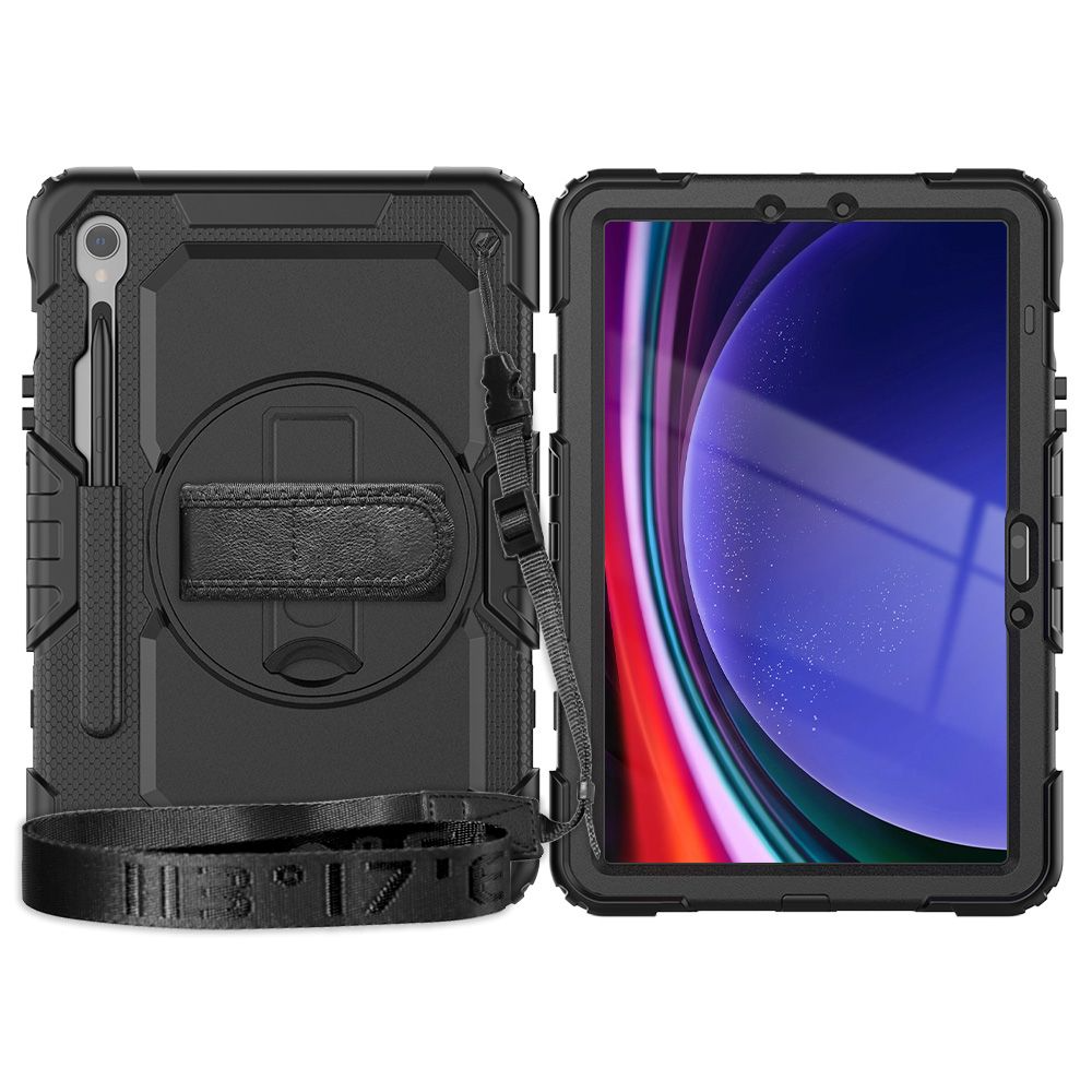 Futrola za Samsung Galaxy Tab S10 Lite / Tab S10 FE / Tab S9 FE / Tab S9, Tech-Protect, Solid360, Crna