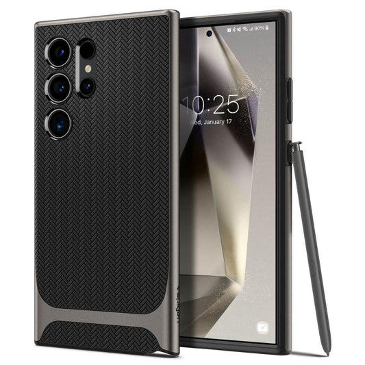 Futrola za Samsung Galaxy S24 Ultra S928, Spigen, Neo Hybrid, Siva ACS07305