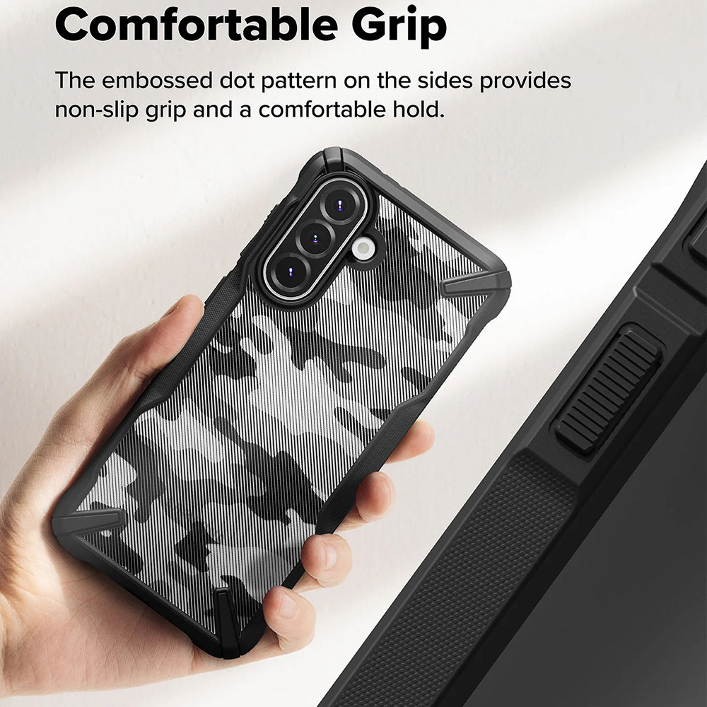 Futrola za Samsung Galaxy A56 A566 / A36 A366, Ringke, Fusion X Camo, Crna