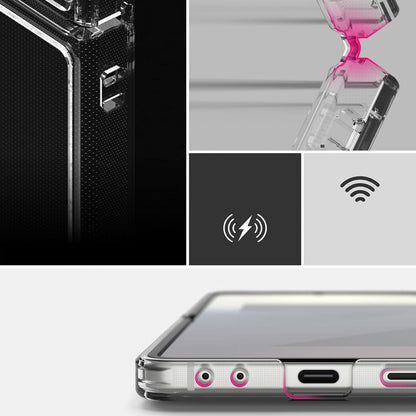 Futrola za Samsung Galaxy Z Flip7 F766, Ringke, Fusion, Prozirna
