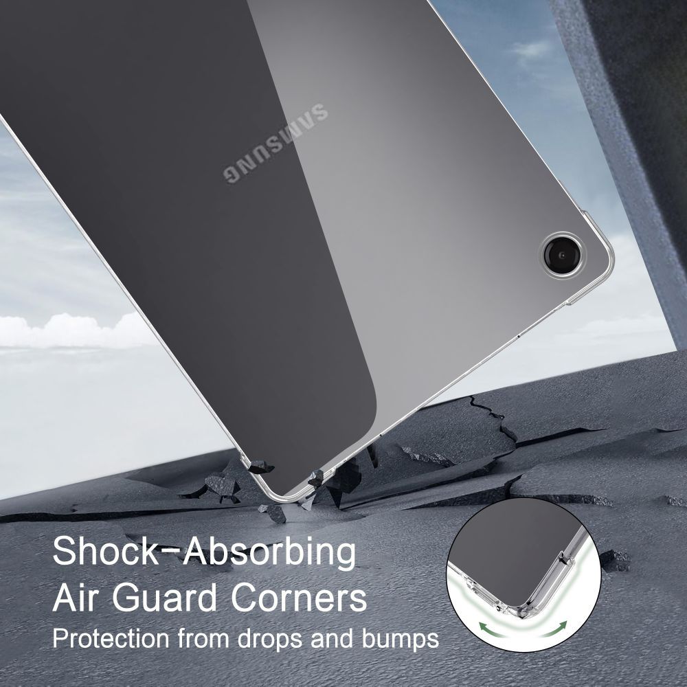 Futrola za Samsung Galaxy Tab A11+ / Tab A9+, Tech-Protect, Flexair, Prozirna