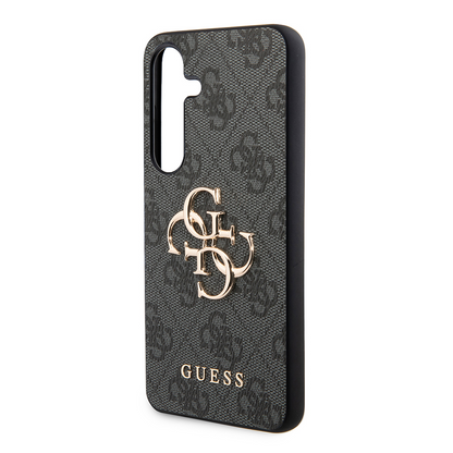 Maska za Samsung Galaxy S24+ S926, Guess, 4G Big Logo, Crna, Ponovno zapakirana