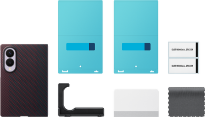 Futrola za Samsung Galaxy Z Fold8 F971, Carbon Magnet Case, Crvena EF-KF971SREGWW