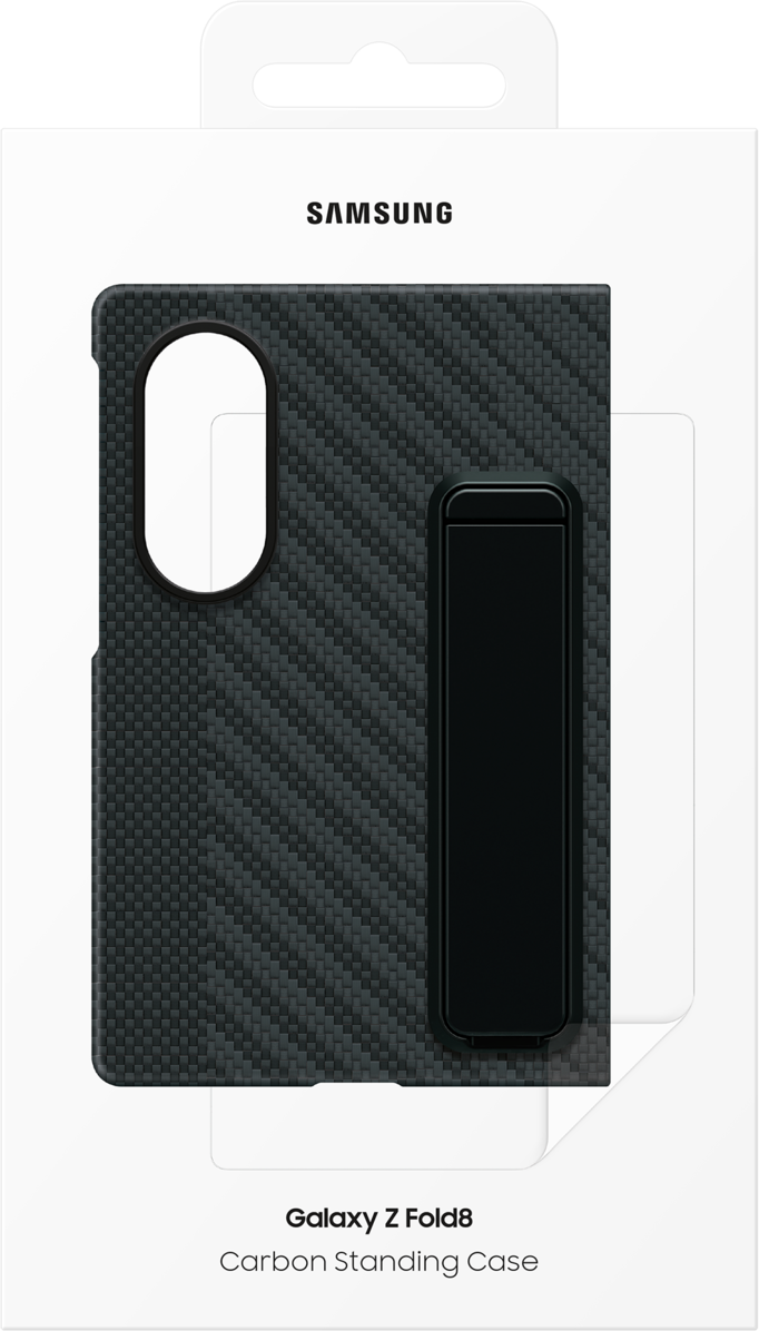 Maska za Samsung Galaxy Z Fold8 F971, Carbon Standing, Crna EF-XF971SBEGWW