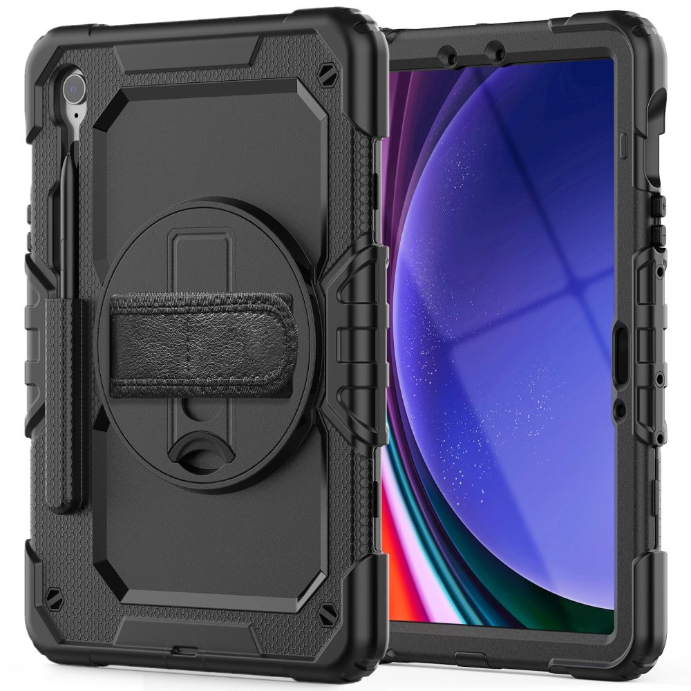 Futrola za Samsung Galaxy Tab S10 Lite / Tab S10 FE / Tab S9 FE / Tab S9, Tech-Protect, Solid360, Crna