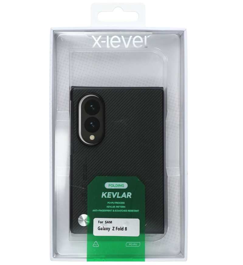 Maska za Samsung Galaxy Z Fold8 F971, X-Level, Carbon, Crna