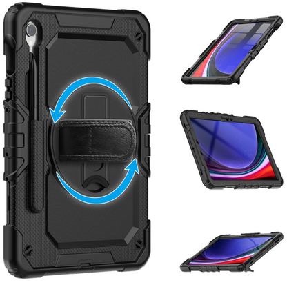 Futrola za Samsung Galaxy Tab S10 Lite / Tab S10 FE / Tab S9 FE / Tab S9, Tech-Protect, Solid360, Crna