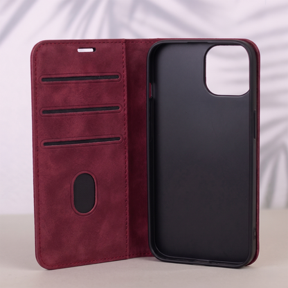 Futrola za Samsung Galaxy A18 5G A186 / A17 4G A175 / A17 5G A176 / A26 A266, OEM, Smart Suede, bordo