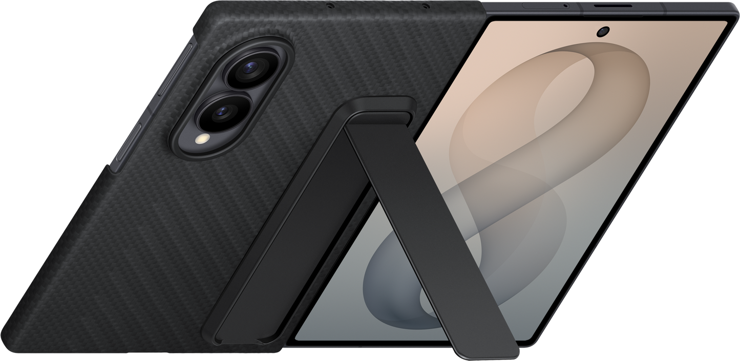 Maska za Samsung Galaxy Z Fold8 F971, Carbon Standing, Crna EF-XF971SBEGWW
