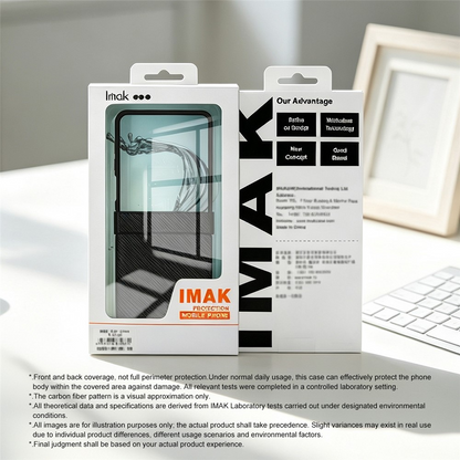 Maska za Samsung Galaxy Z Flip8 F776, Imak, Karbon, Crna