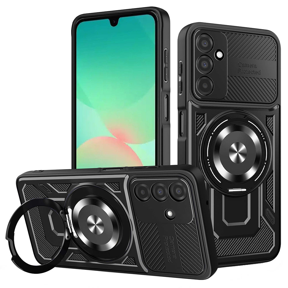 Maska za Samsung Galaxy A26 A266, Techsuit, RuggedCam, Crna
