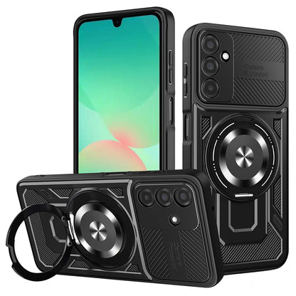 Maska za Samsung Galaxy A26 A266, Techsuit, RuggedCam, Crna