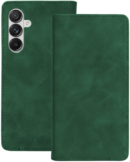 Maska za Samsung Galaxy A18 5G A186 / A17 4G A175 / A17 5G A176 / A26 A266, OEM, Smart Suede, Zelena