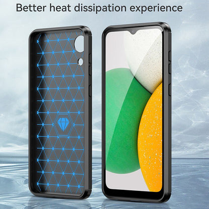 Maska za Samsung Galaxy A03 Core A032, Techsuit, Karbon, Crna