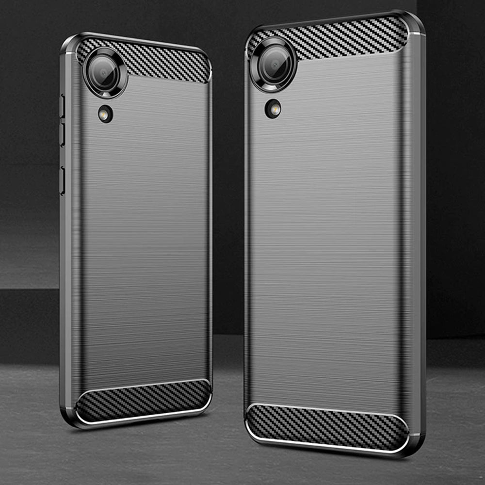 Maska za Samsung Galaxy A03 Core A032, Techsuit, Karbon, Crna