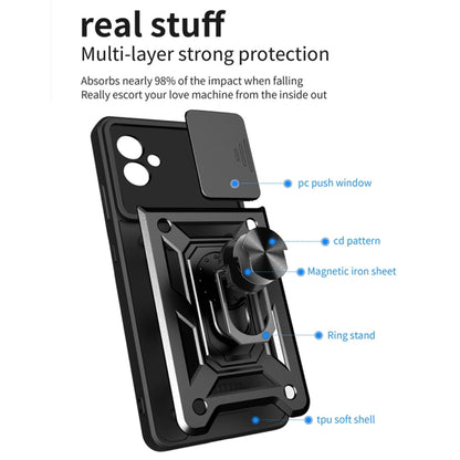 Maska za Samsung Galaxy A04e A042 / M04 M045, Techsuit, CamShield, Crna