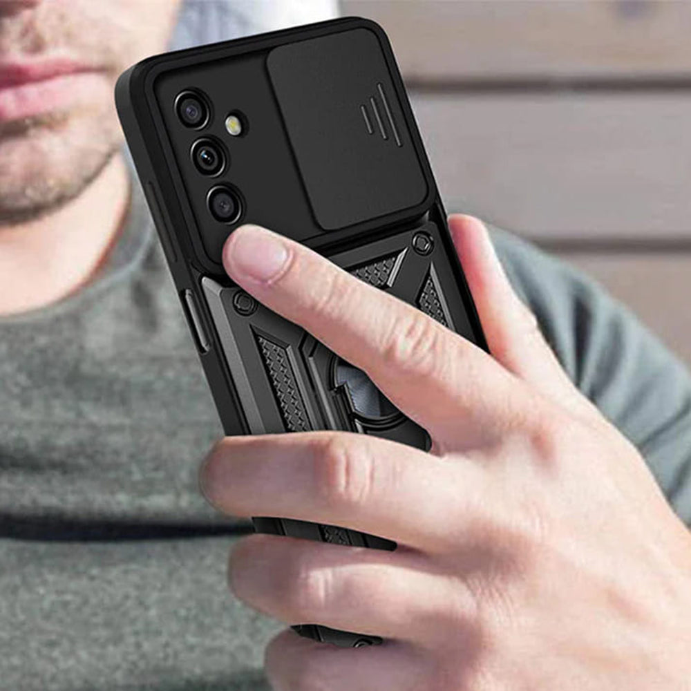Maska za Samsung Galaxy A04s A047 / A13 5G A136, Techsuit, CamShield, Crna