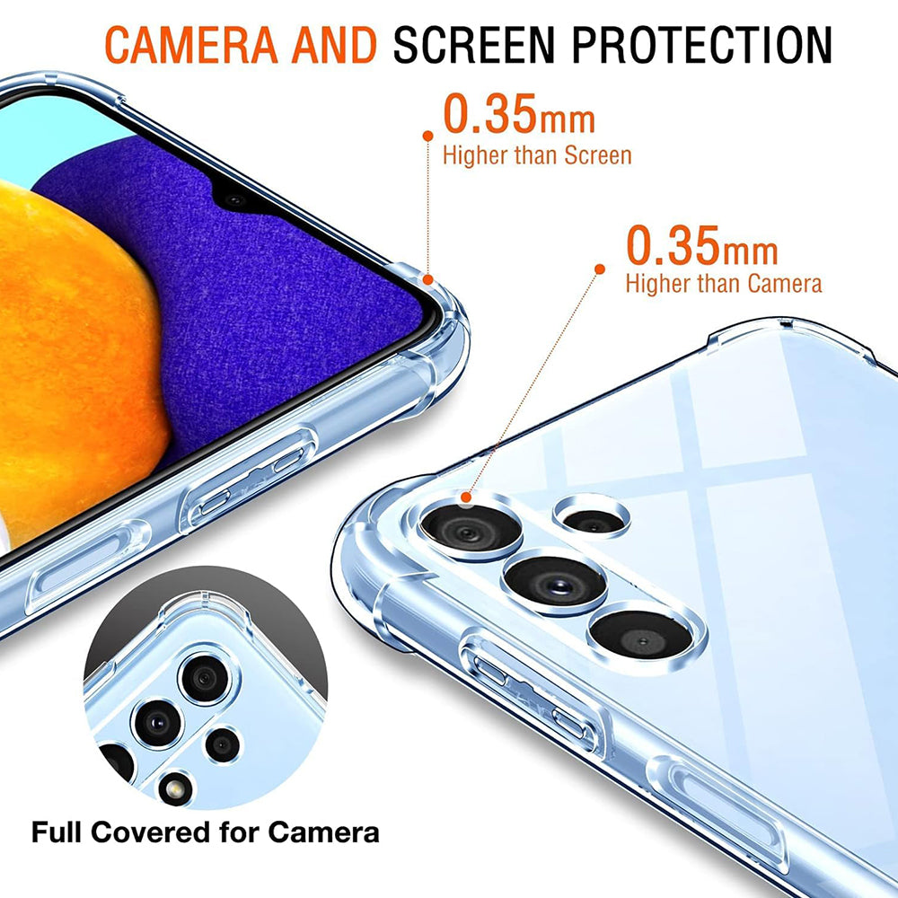 Maska za Samsung Galaxy A04s A047 / A13 5G A136, Techsuit, Otporna na udarce, Prozirna