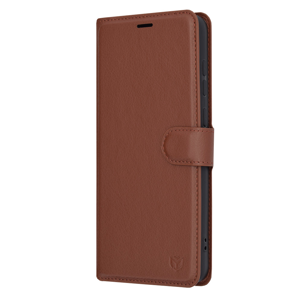 Futrola za Samsung Galaxy A05 A055, Techsuit, Kožna Folio, Smeđa