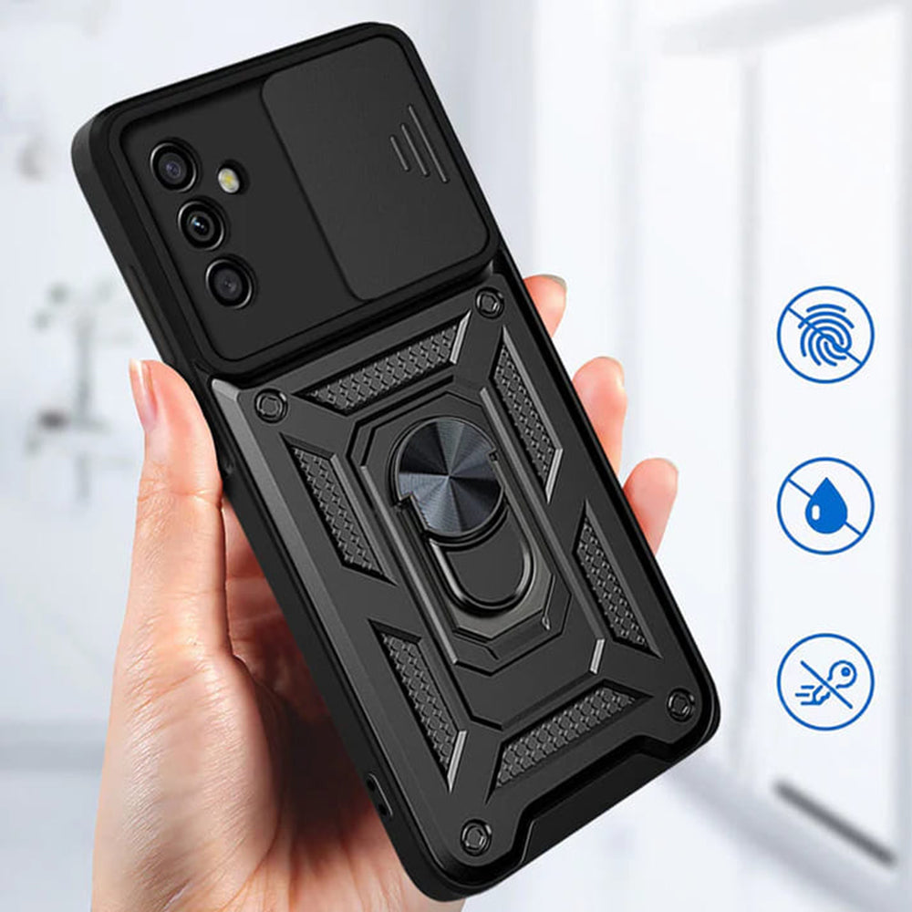Maska za Samsung Galaxy A05s A057, Techsuit, CamShield, Crna