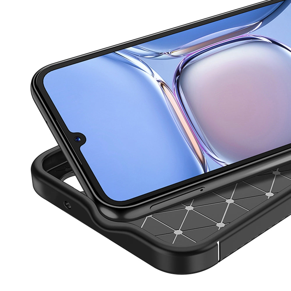 Maska za Samsung Galaxy A05s A057, Techsuit, CarbonFiber, Crna