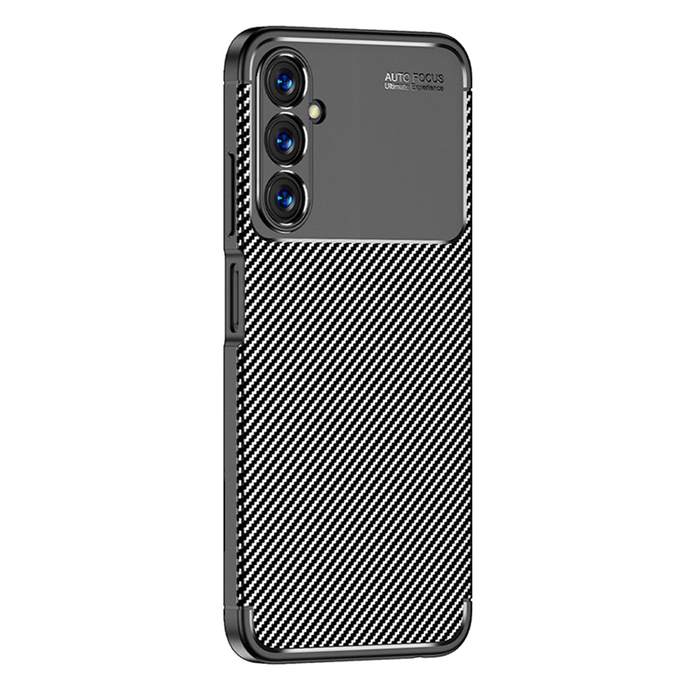 Maska za Samsung Galaxy A05s A057, Techsuit, CarbonFiber, Crna