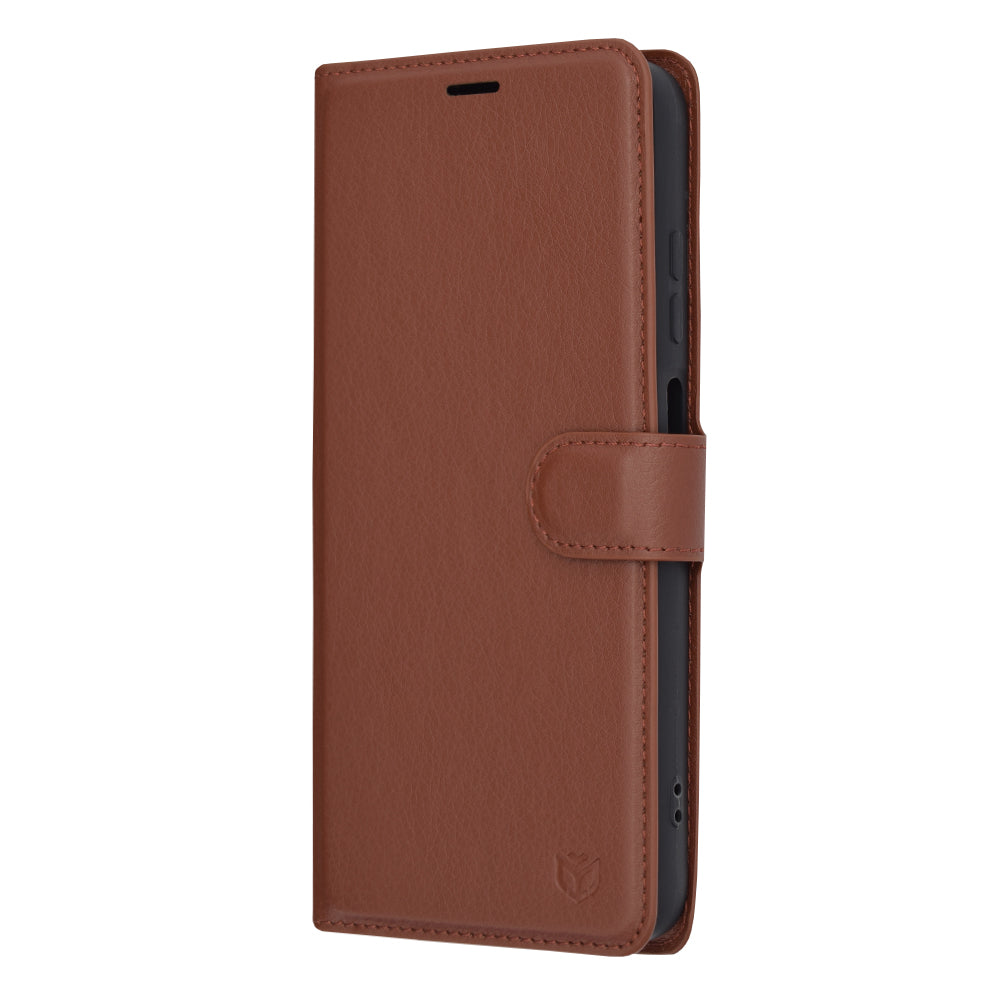 Futrola za Samsung Galaxy A05s A057, Techsuit, Kožna Folio, Smeđa
