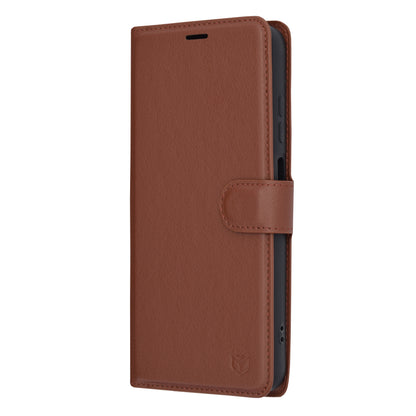 Futrola za Samsung Galaxy A05s A057, Techsuit, Kožna Folio, Smeđa