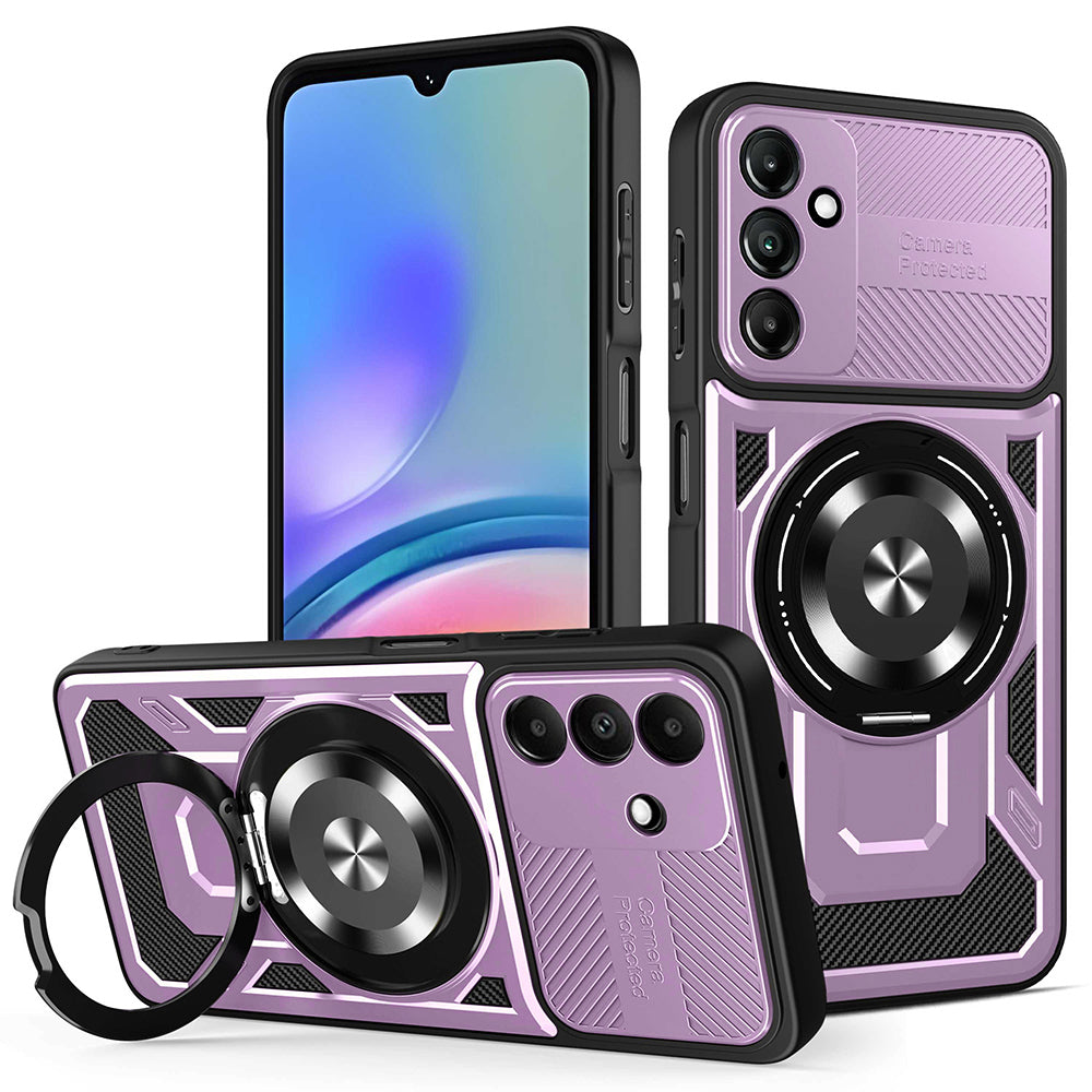 Maska za Samsung Galaxy A05s A057, Techsuit, RuggedCam, Ljubičasta